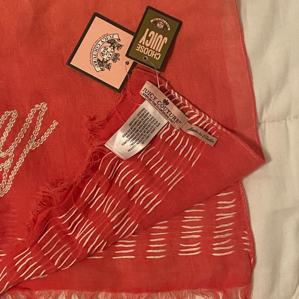 Juicy Couture Ombre Linen Scarf - Picture 2 of 2
